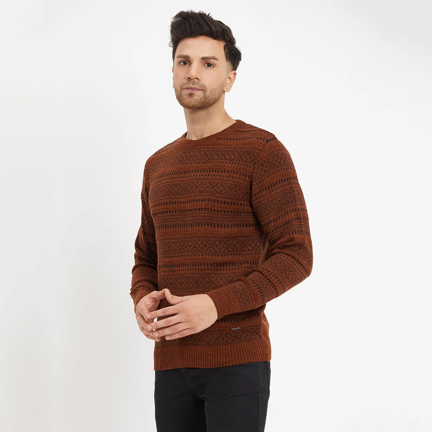 Duke Stardust Men Full Sleeve Round Neck Sweater (SDS2023)