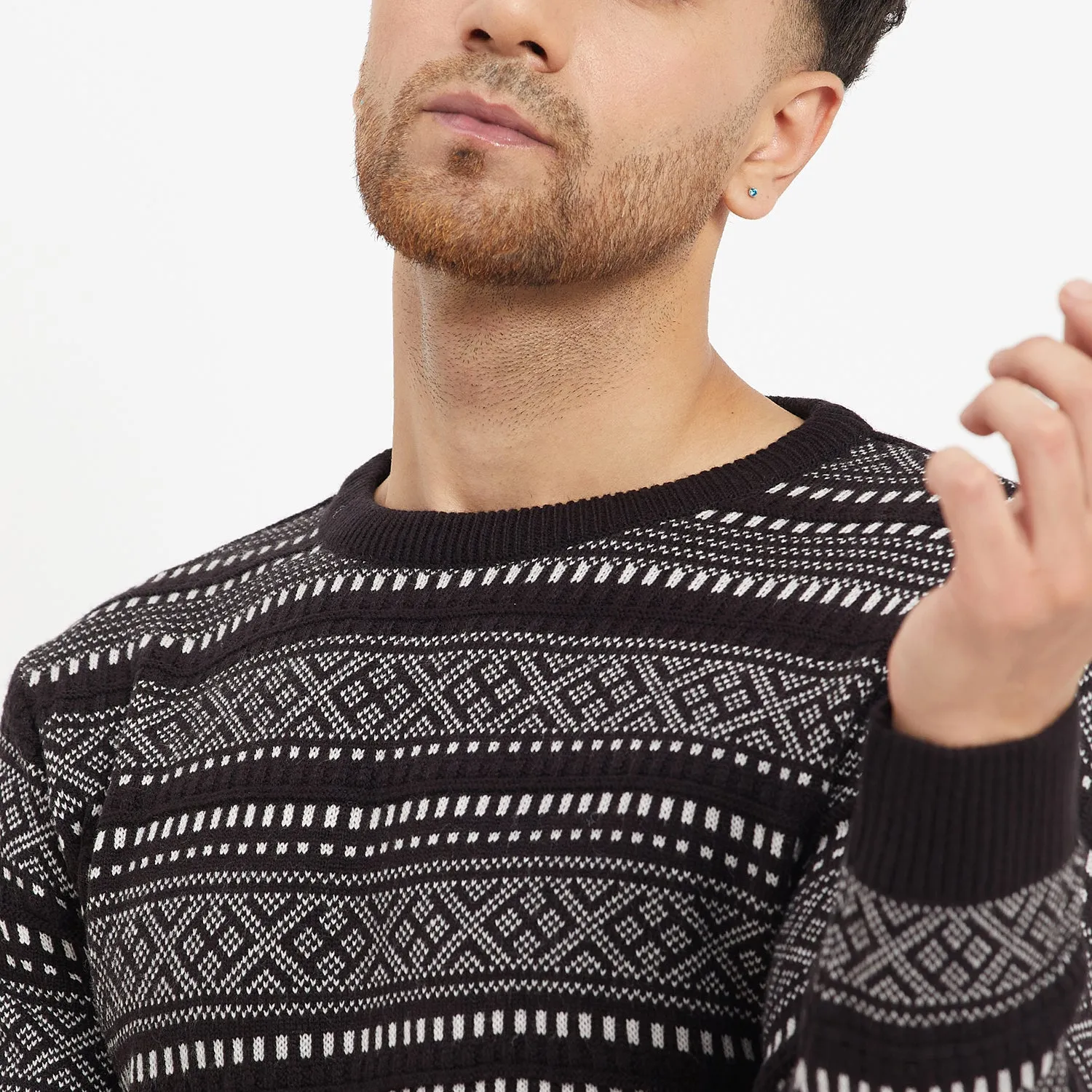 Duke Stardust Men Full Sleeve Round Neck Sweater (SDS2023)