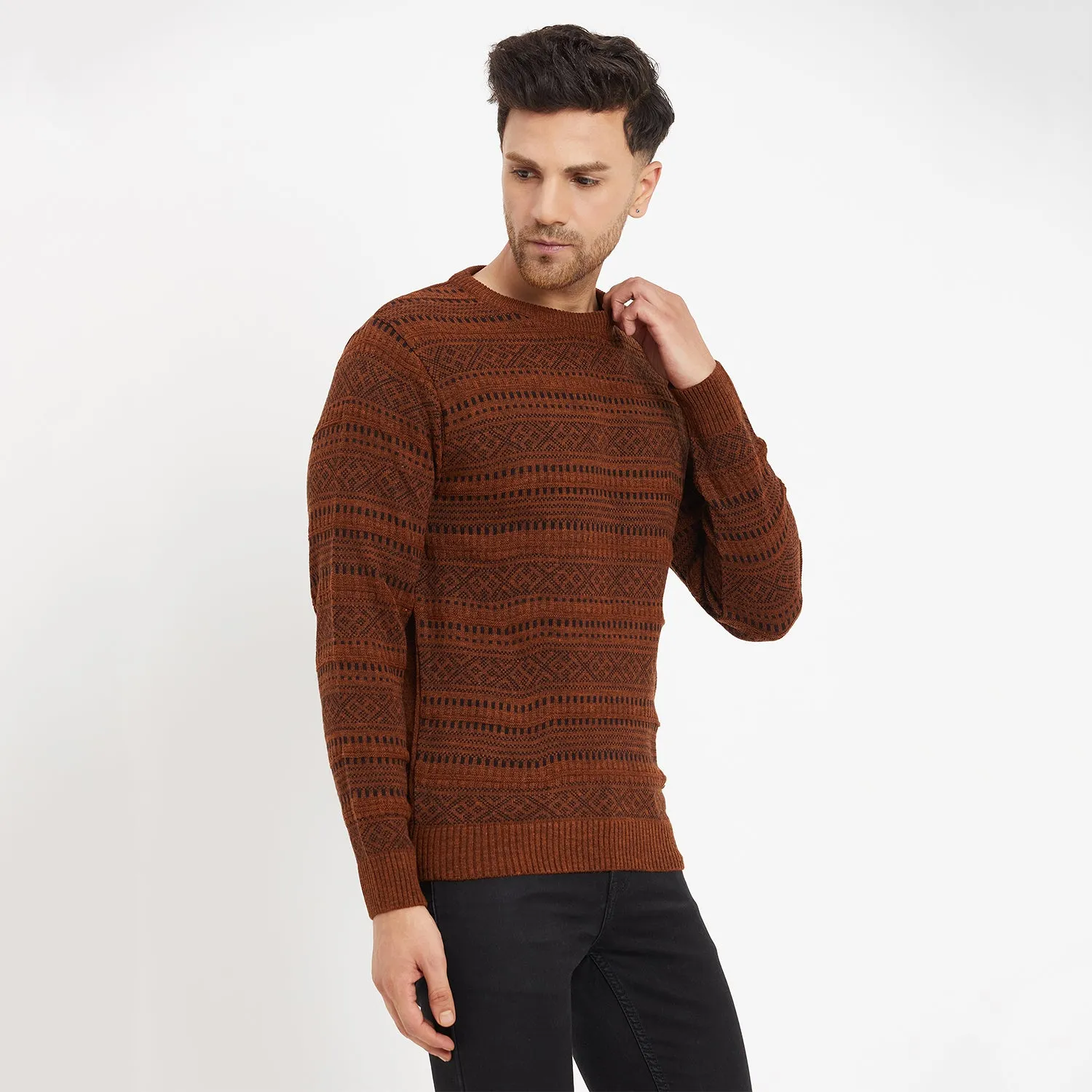 Duke Stardust Men Full Sleeve Round Neck Sweater (SDS2023)