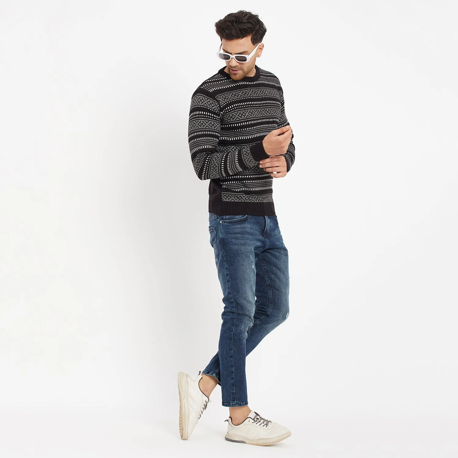 Duke Stardust Men Full Sleeve Round Neck Sweater (SDS2023)