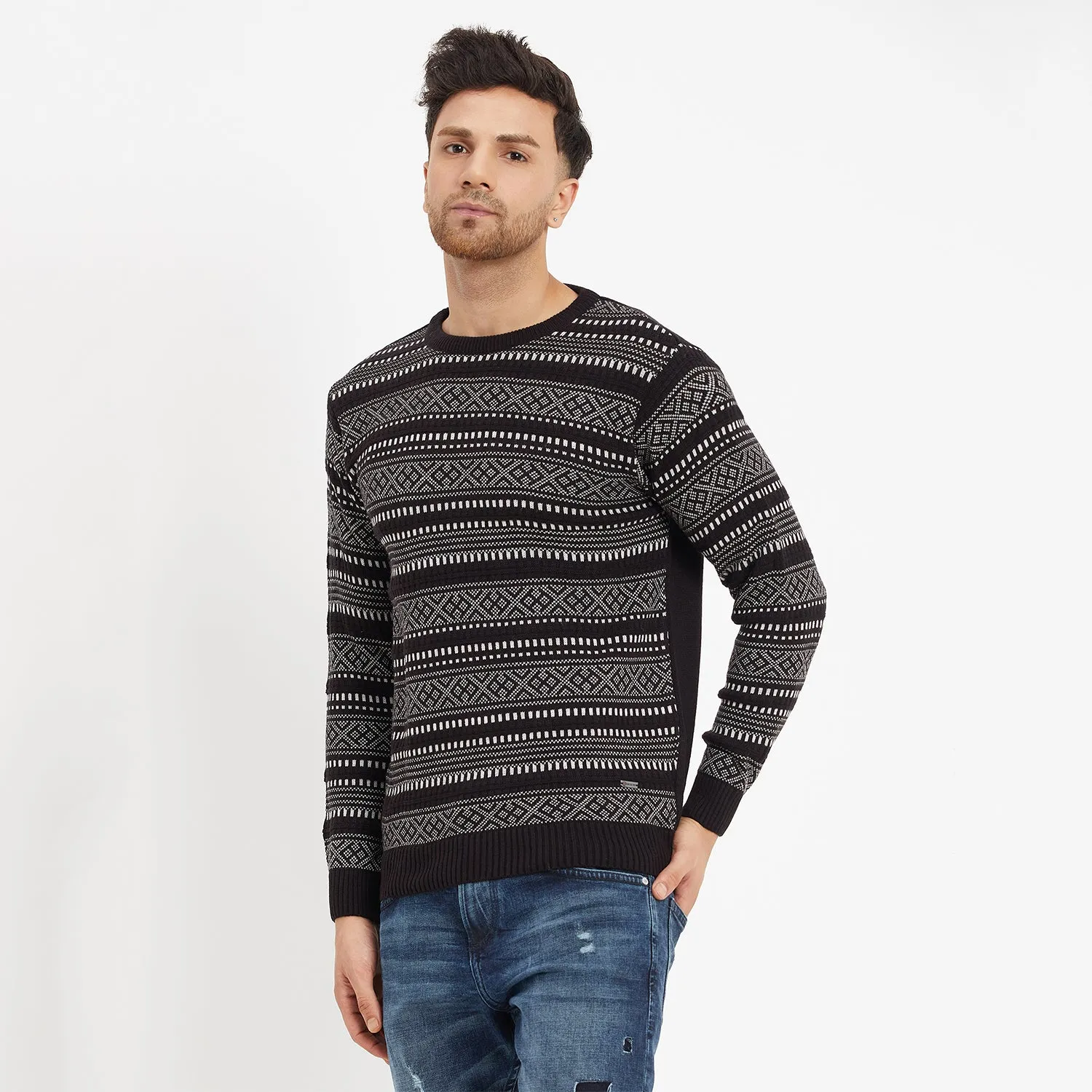 Duke Stardust Men Full Sleeve Round Neck Sweater (SDS2023)