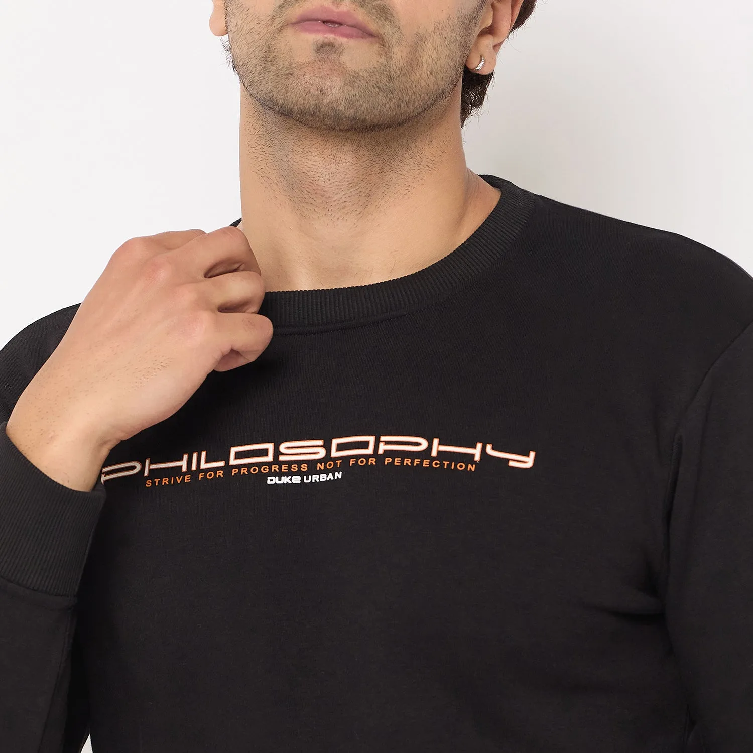 Duke Stardust Men Solid Sweatshirt (LF6451)