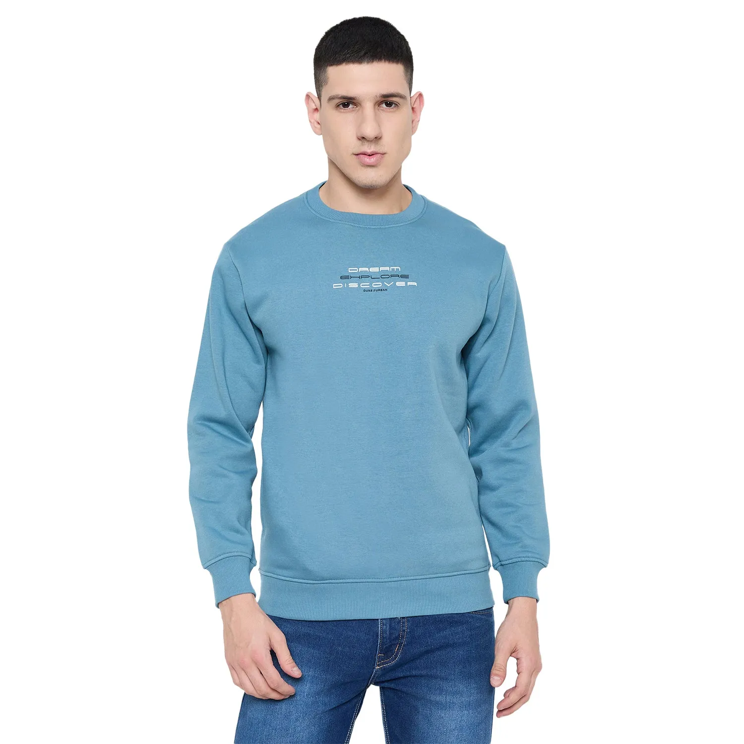 Duke Stardust Men Solid Sweatshirt (LF6451)