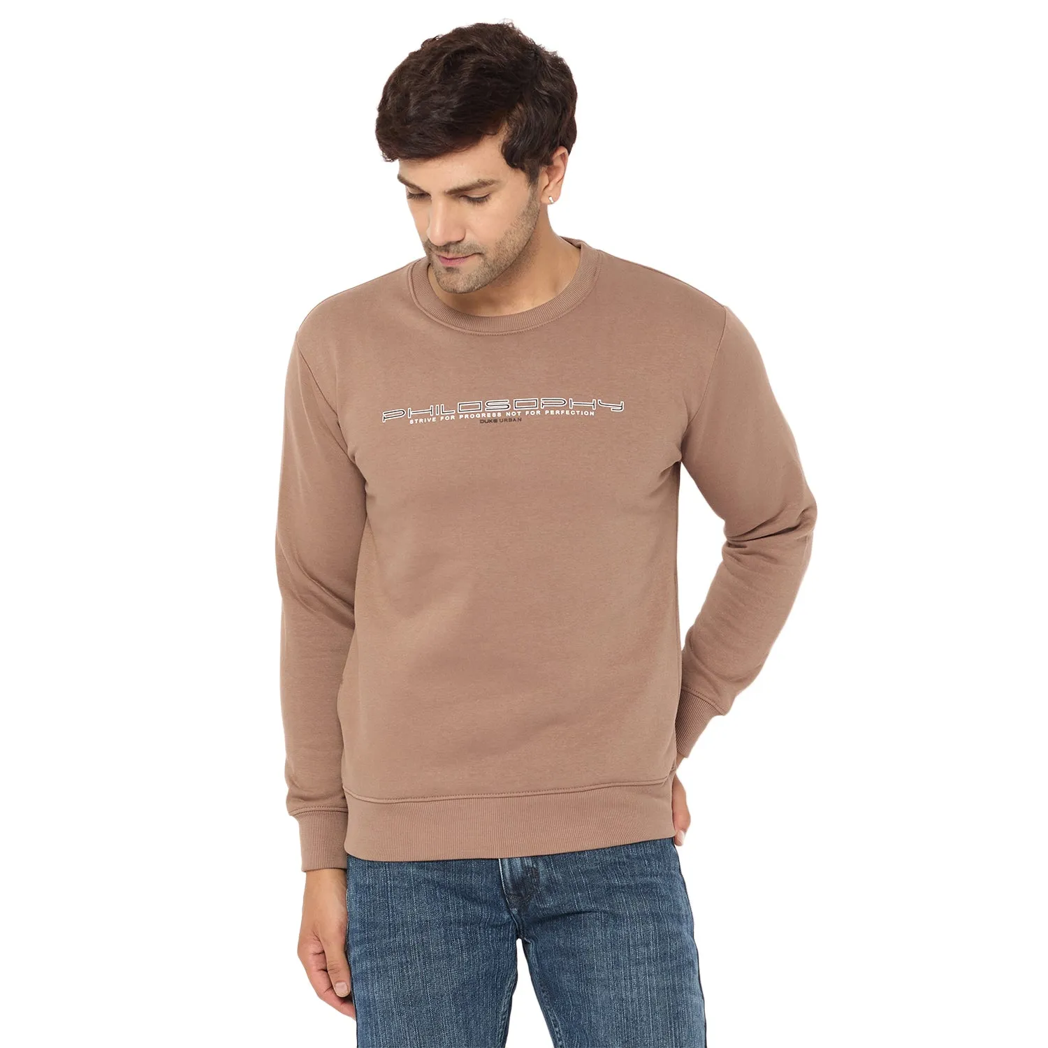 Duke Stardust Men Solid Sweatshirt (LF6451)