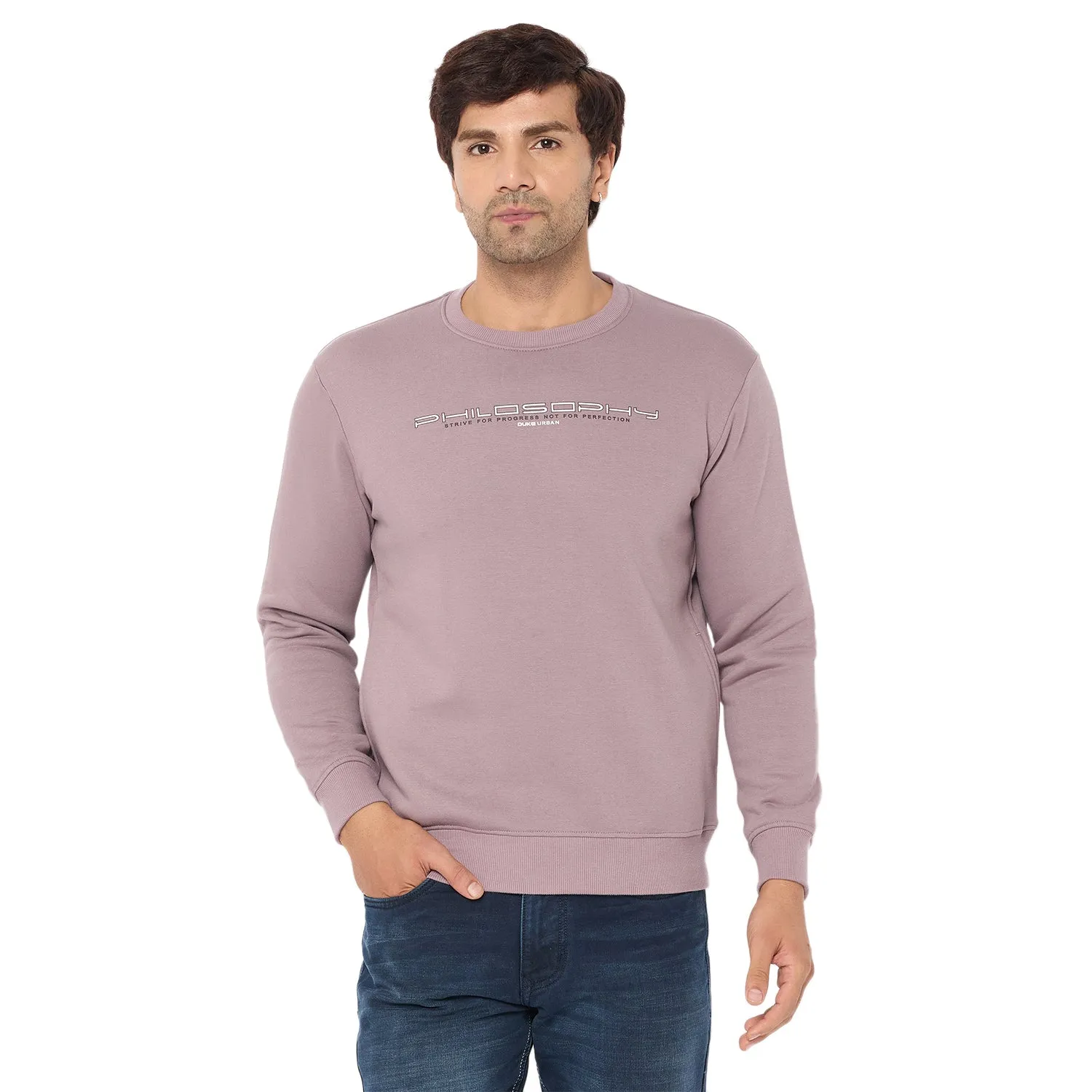 Duke Stardust Men Solid Sweatshirt (LF6451)
