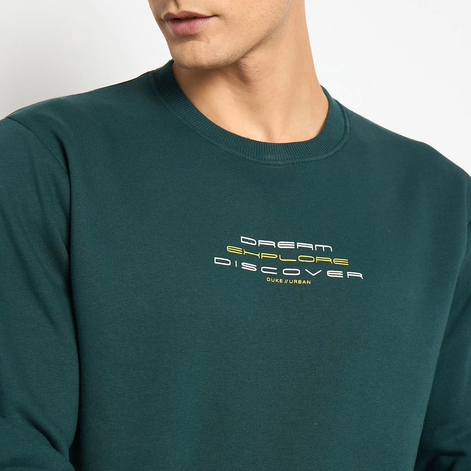 Duke Stardust Men Solid Sweatshirt (LF6451)