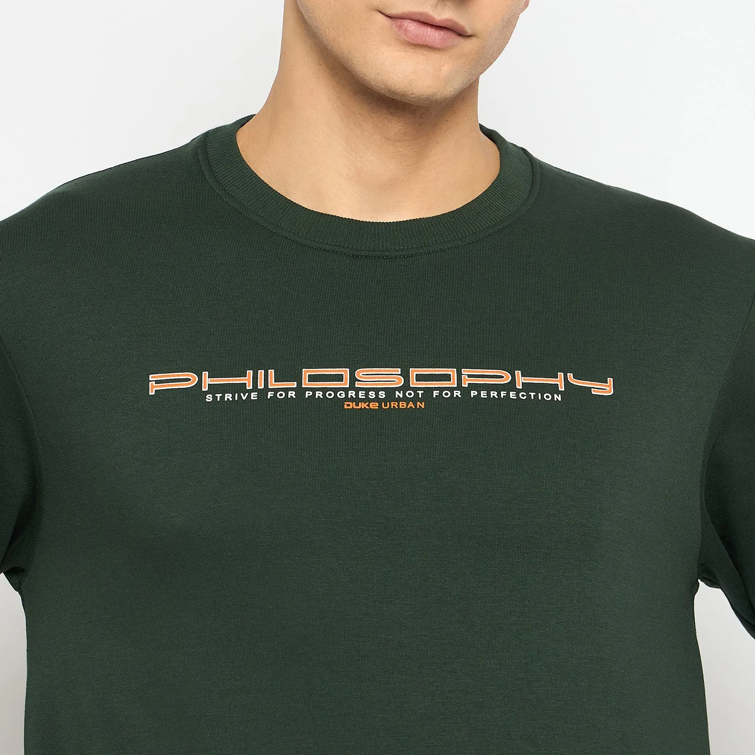 Duke Stardust Men Solid Sweatshirt (LF6451)