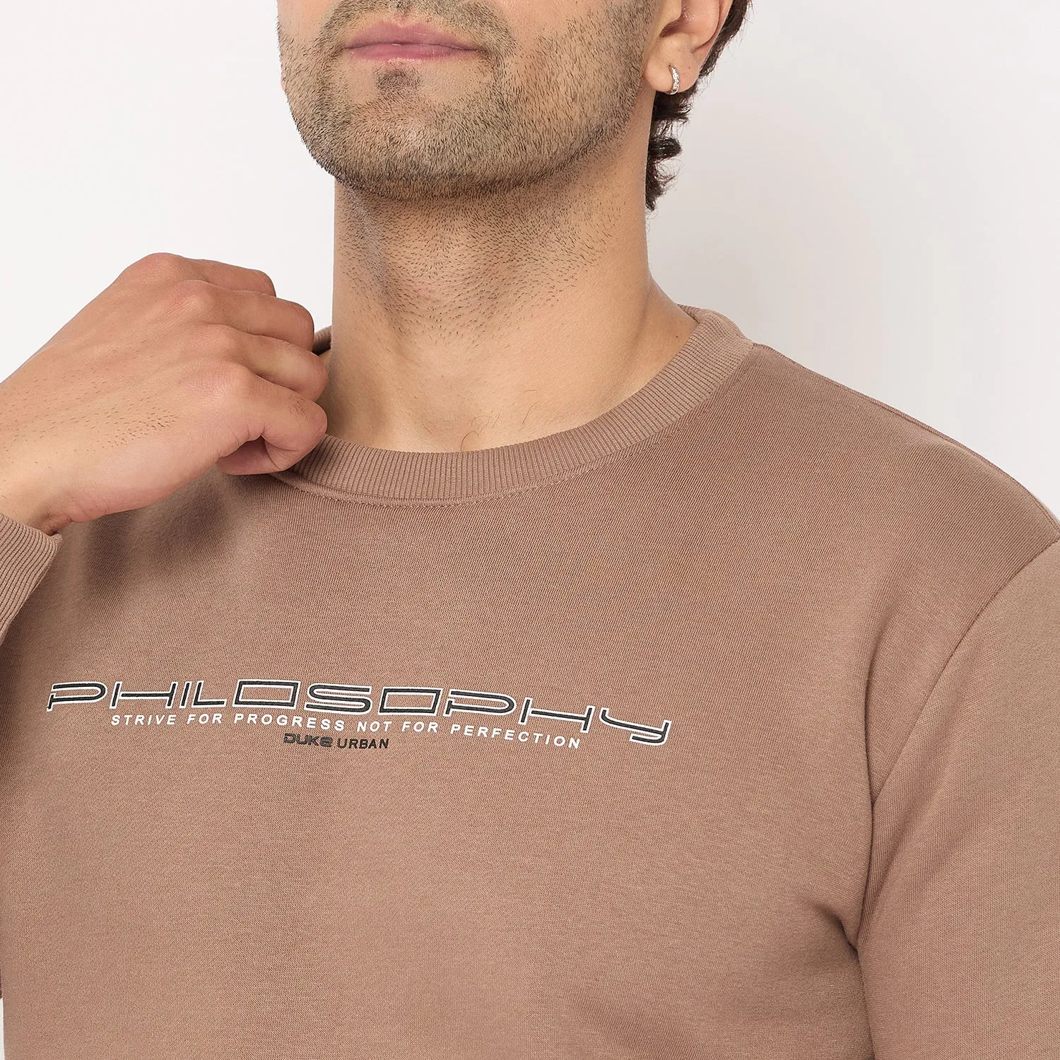 Duke Stardust Men Solid Sweatshirt (LF6451)