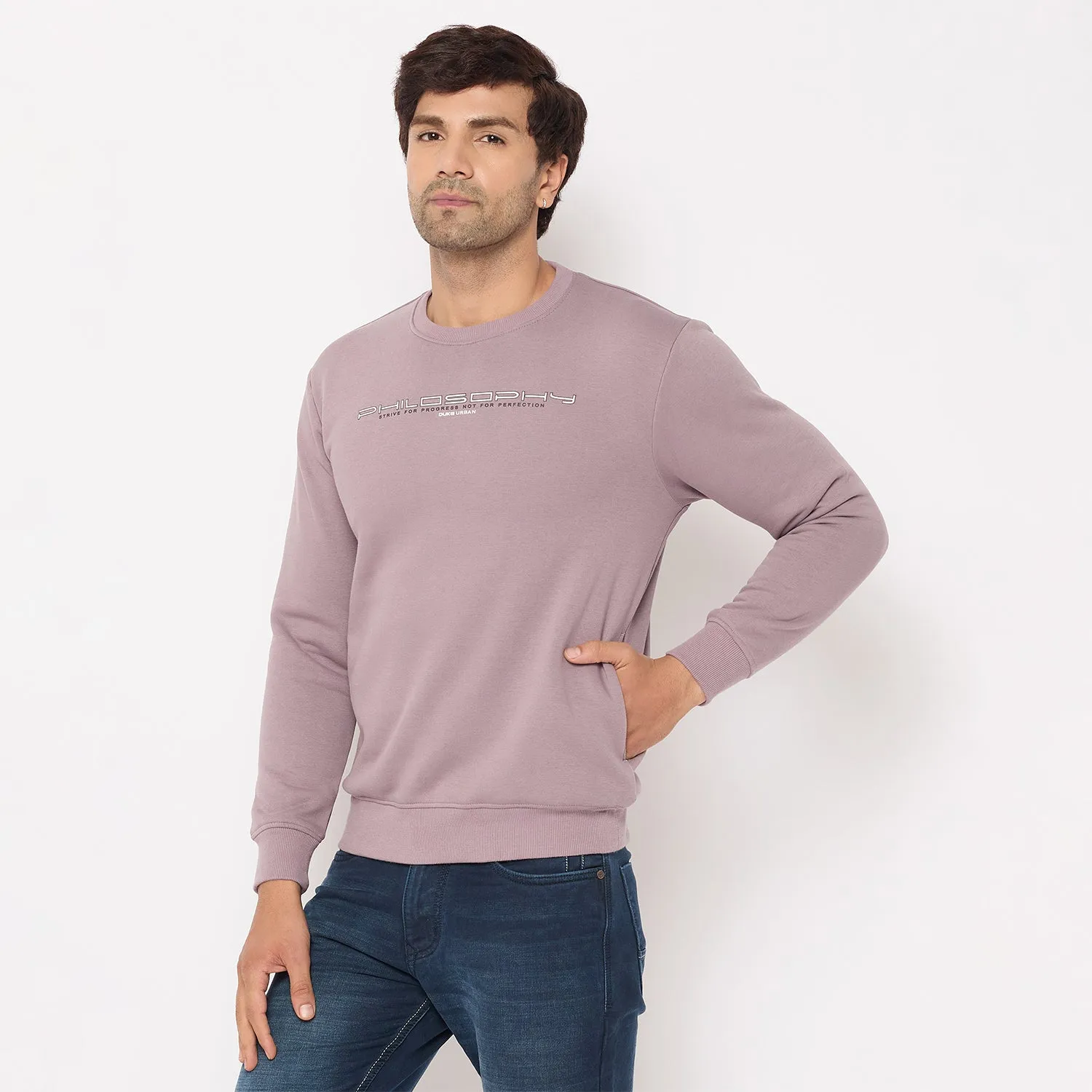 Duke Stardust Men Solid Sweatshirt (LF6451)