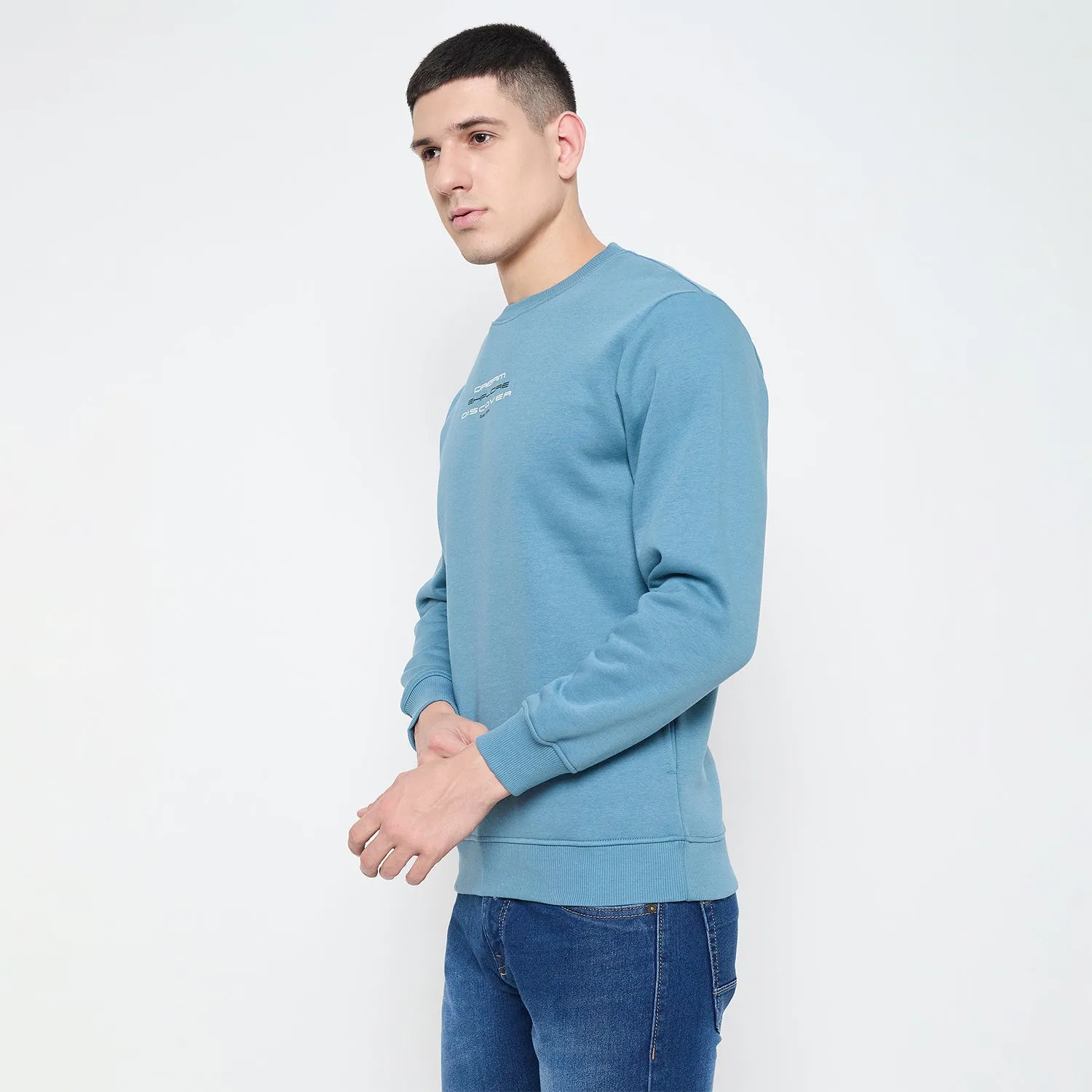 Duke Stardust Men Solid Sweatshirt (LF6451)