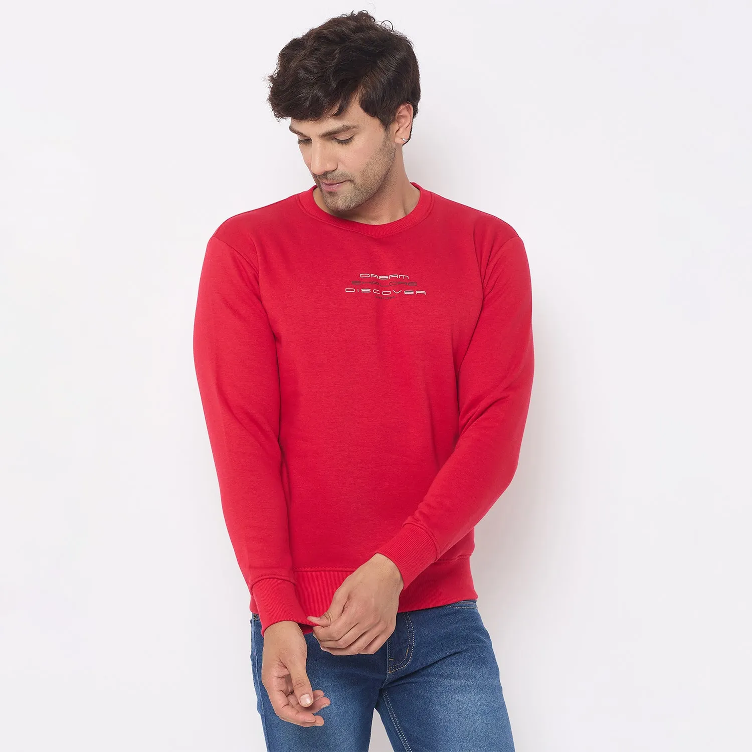 Duke Stardust Men Solid Sweatshirt (LF6451)