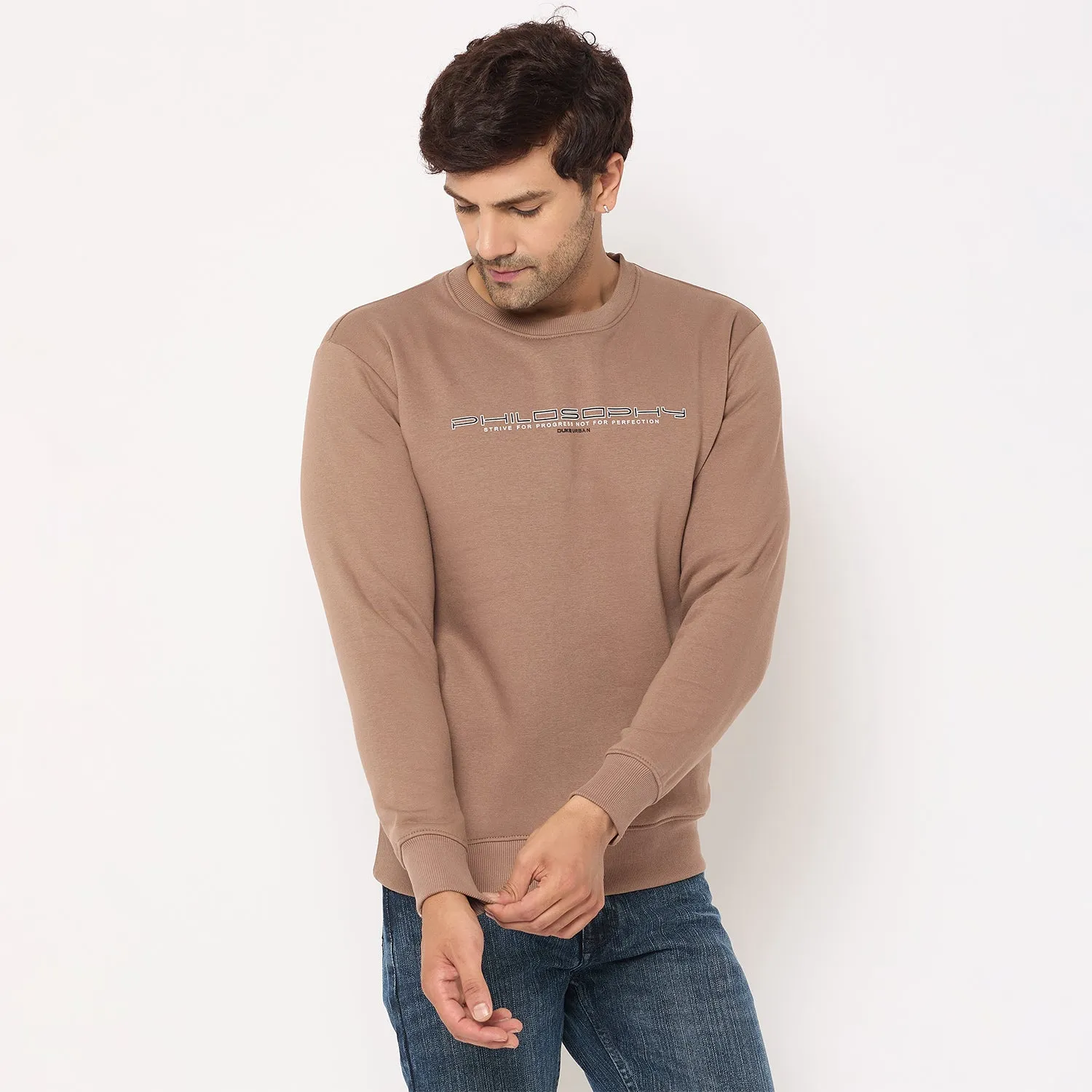 Duke Stardust Men Solid Sweatshirt (LF6451)