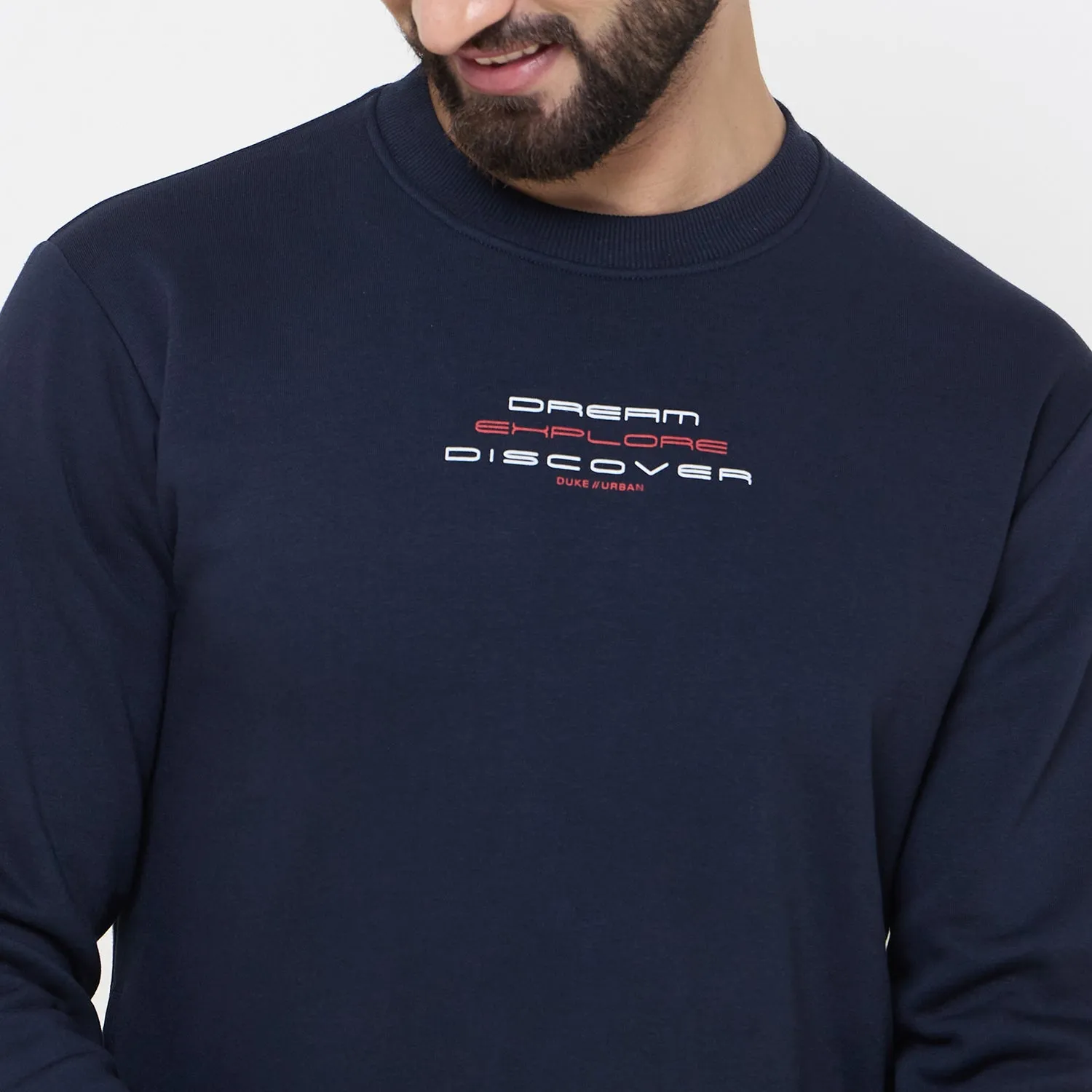 Duke Stardust Men Solid Sweatshirt (LF6451)