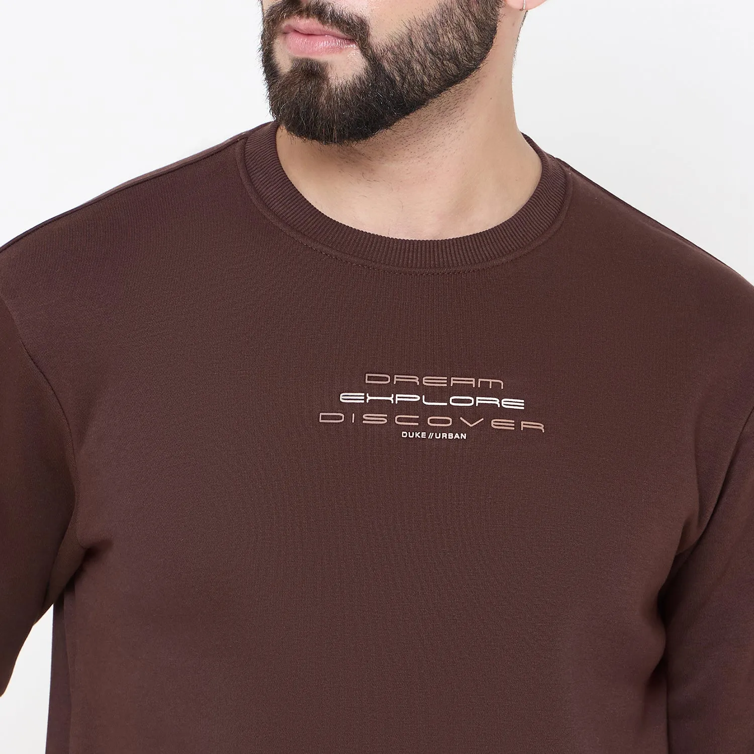 Duke Stardust Men Solid Sweatshirt (LF6451)