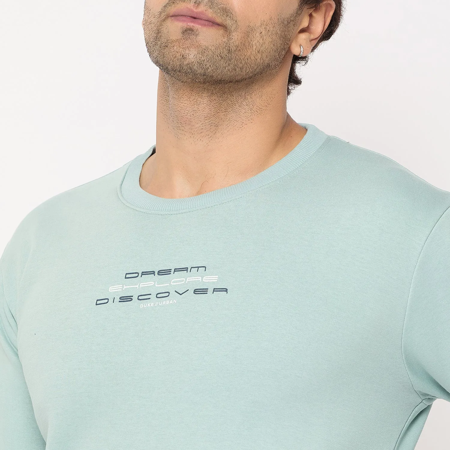 Duke Stardust Men Solid Sweatshirt (LF6451)