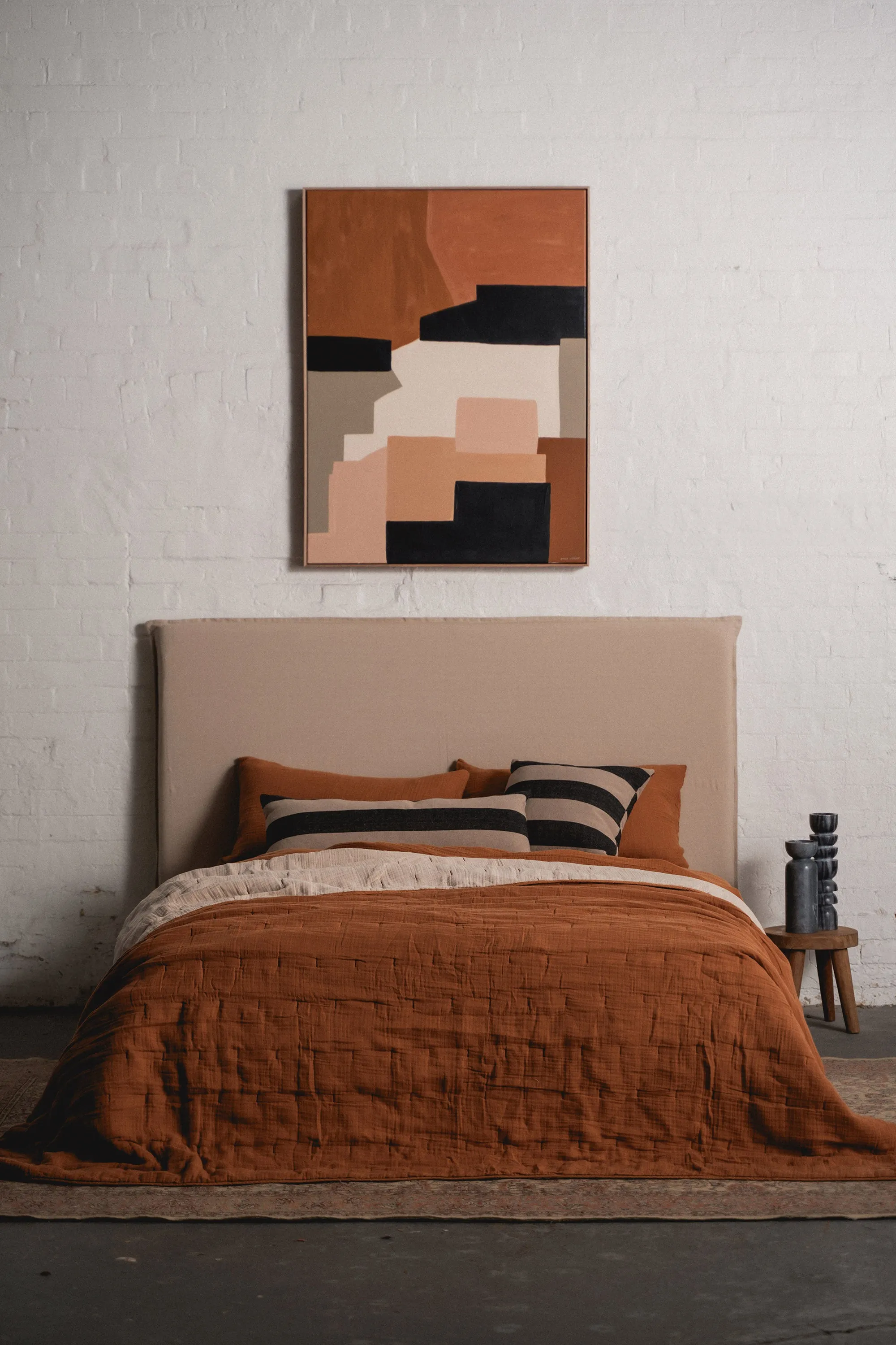 Enes Pillowcases | Terracotta | Set of 2