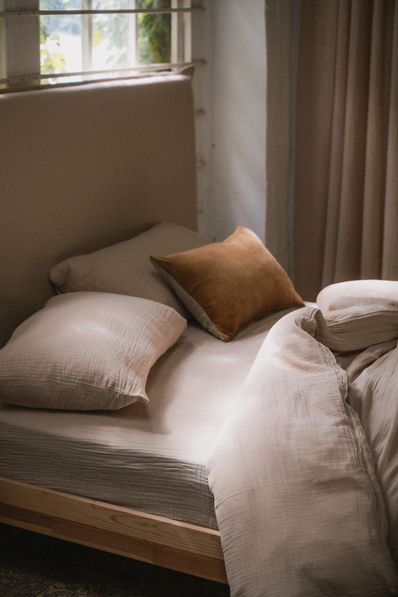 Enes Standard Pillowcases | Clay | Set of 2