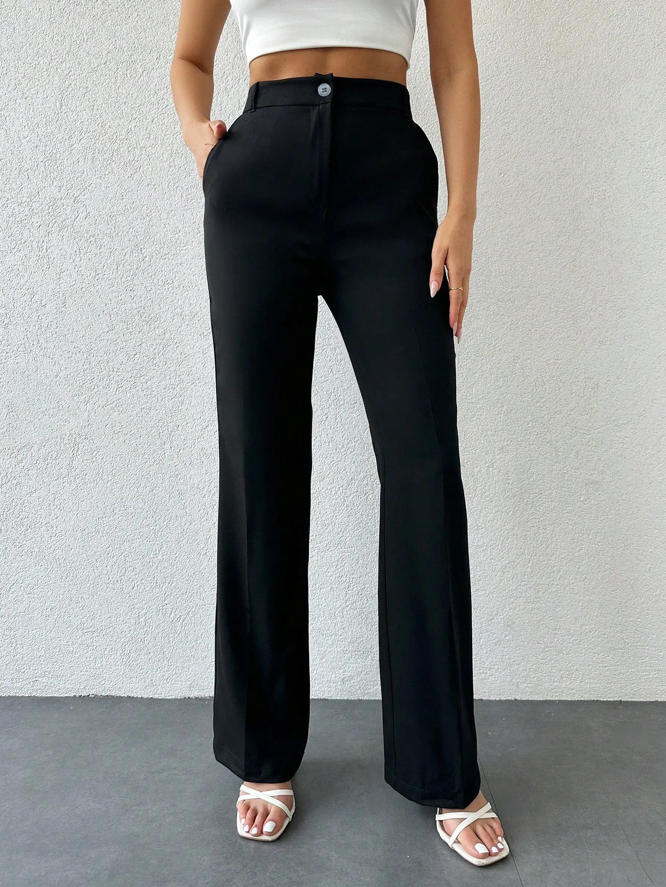 Everyday Straight leg High Waist Pants