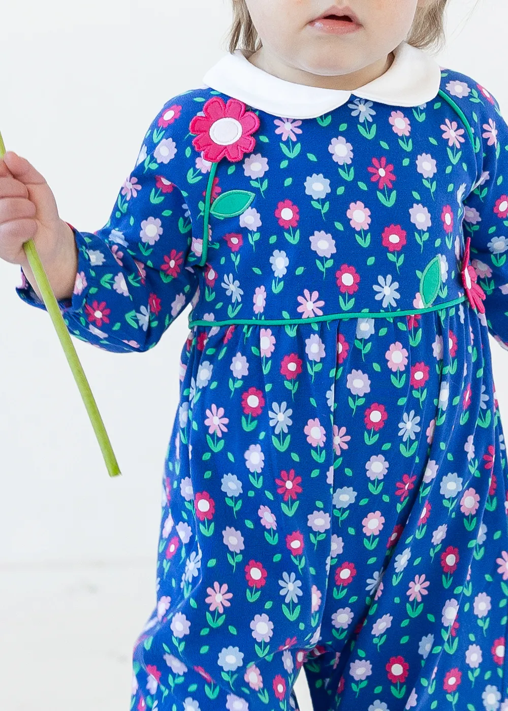 Floral Knit Longall With Flowers