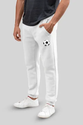 Football White Joggers