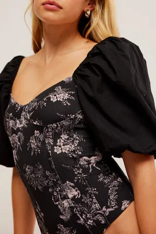 Free People Prairie Rose Bodysuit