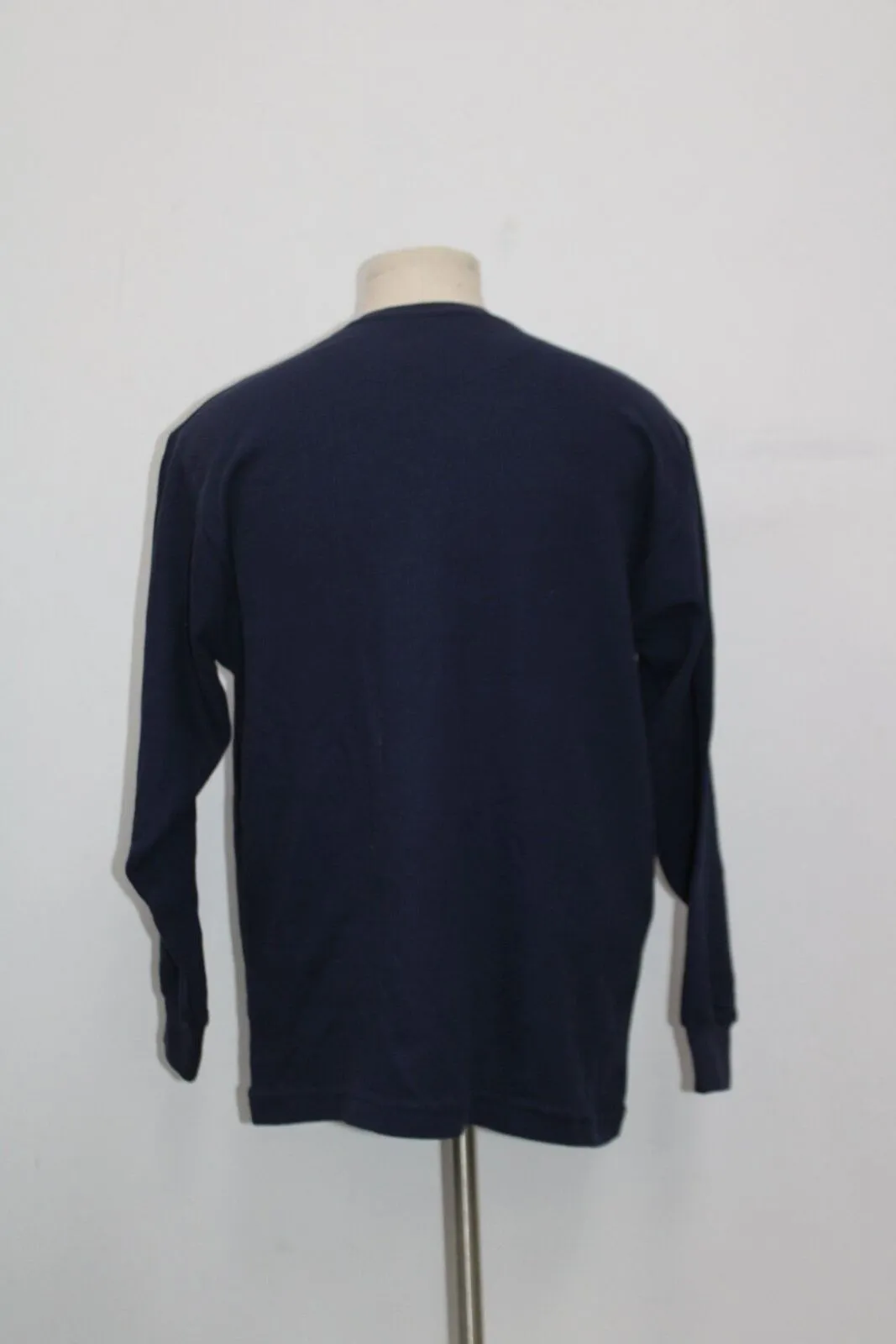 Galaxy by Harvic Mens Long Sleeve Thermal Shirt Large Blue