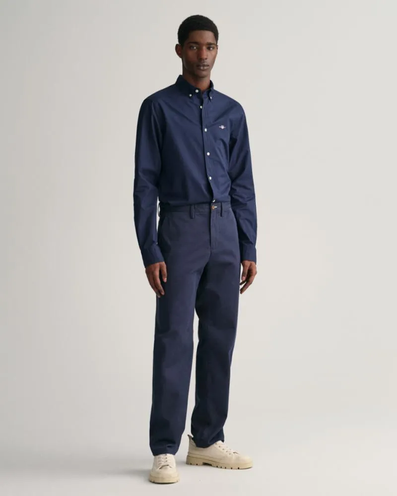 Gant Apparel Mens REGULAR TWILL CHINOS 410/MARINE