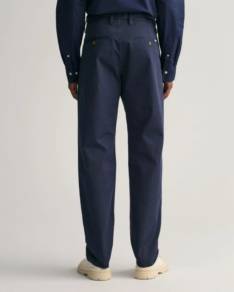 Gant Apparel Mens REGULAR TWILL CHINOS 410/MARINE