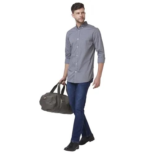 Giordano Men's Mid Rise Slim Fit Clean Look Stretchable 5 Pocket Jeans Blue