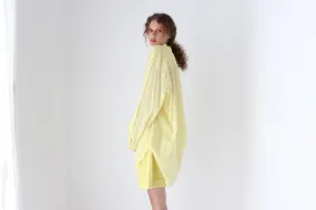 Gorgeous 90s Sheer Cotton Gauze Shirt Dress