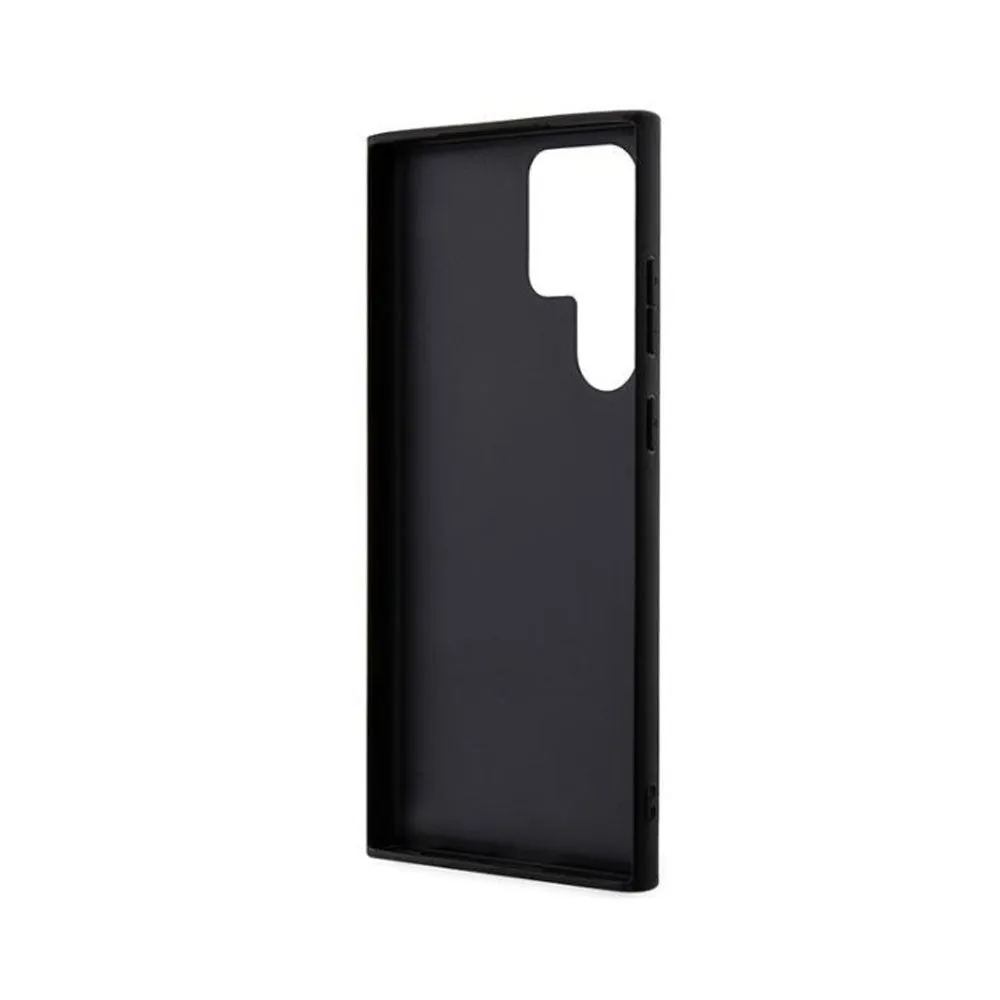 Guess Mobile Phone Case S23 Ultra S918 Black / Black Hardcase 4G Printed Stripe