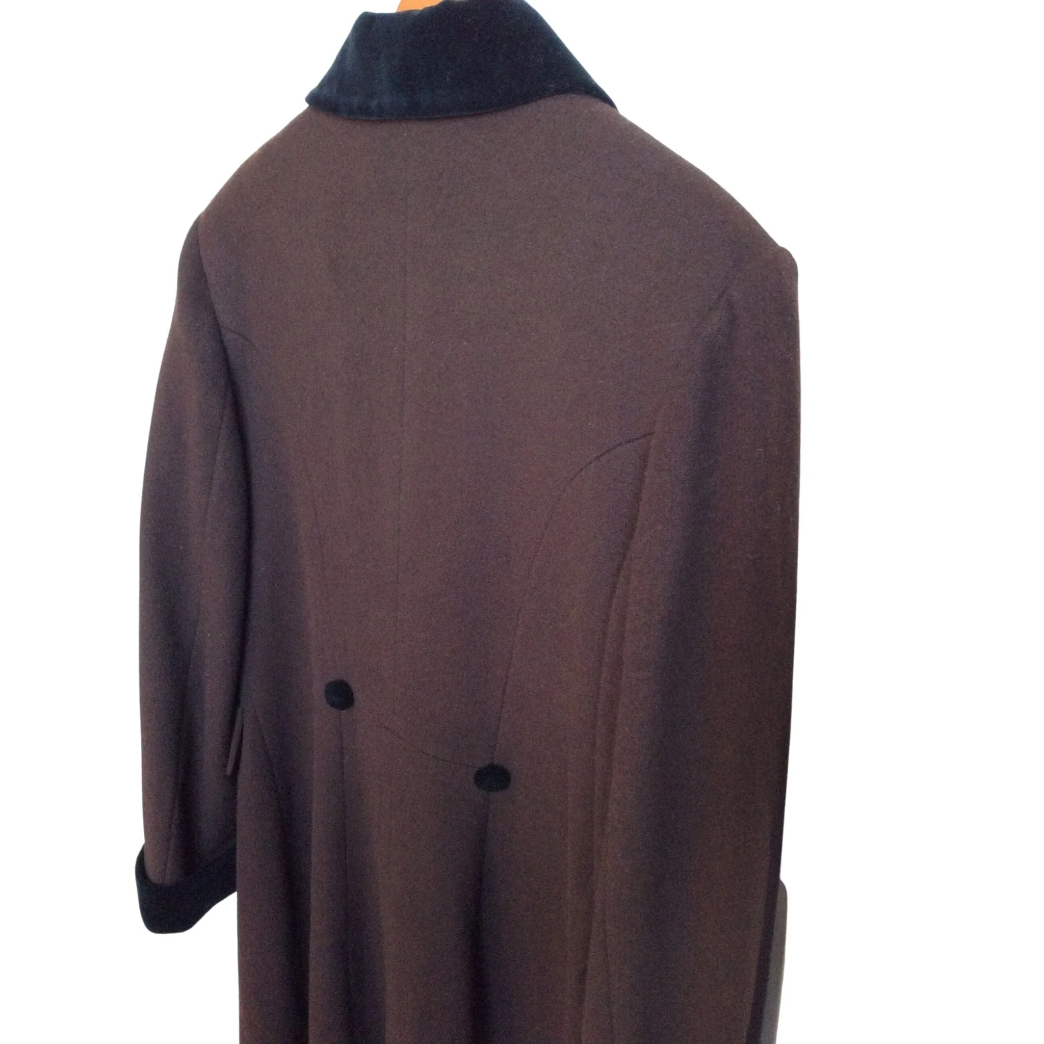 Halston Maxi Wool Coat