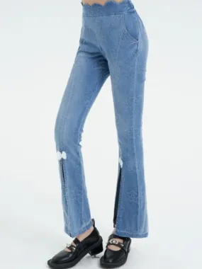 High Elastic High Waist Slim Fit Jeans