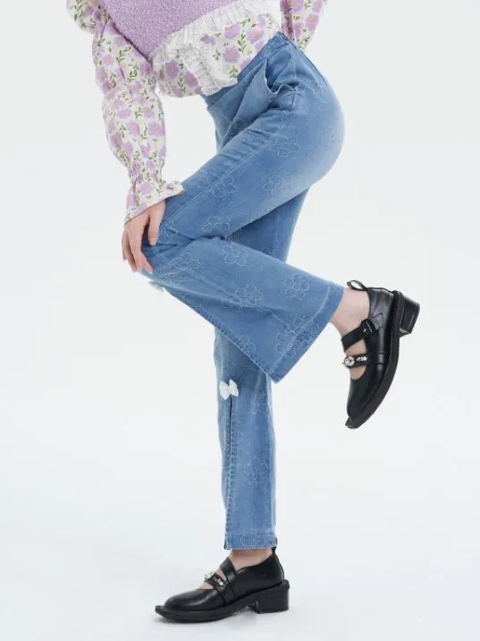 High Elastic High Waist Slim Fit Jeans