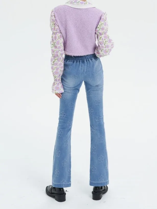 High Elastic High Waist Slim Fit Jeans