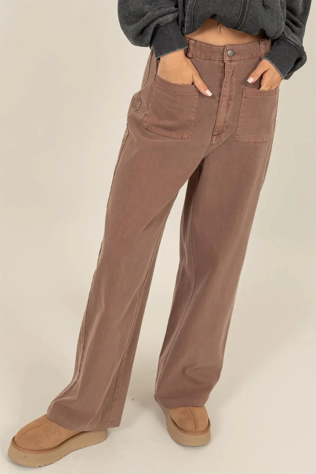 High Waist Leg Pants