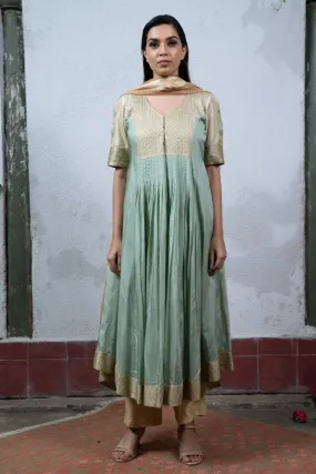 Jaji: Sea Green Salwar