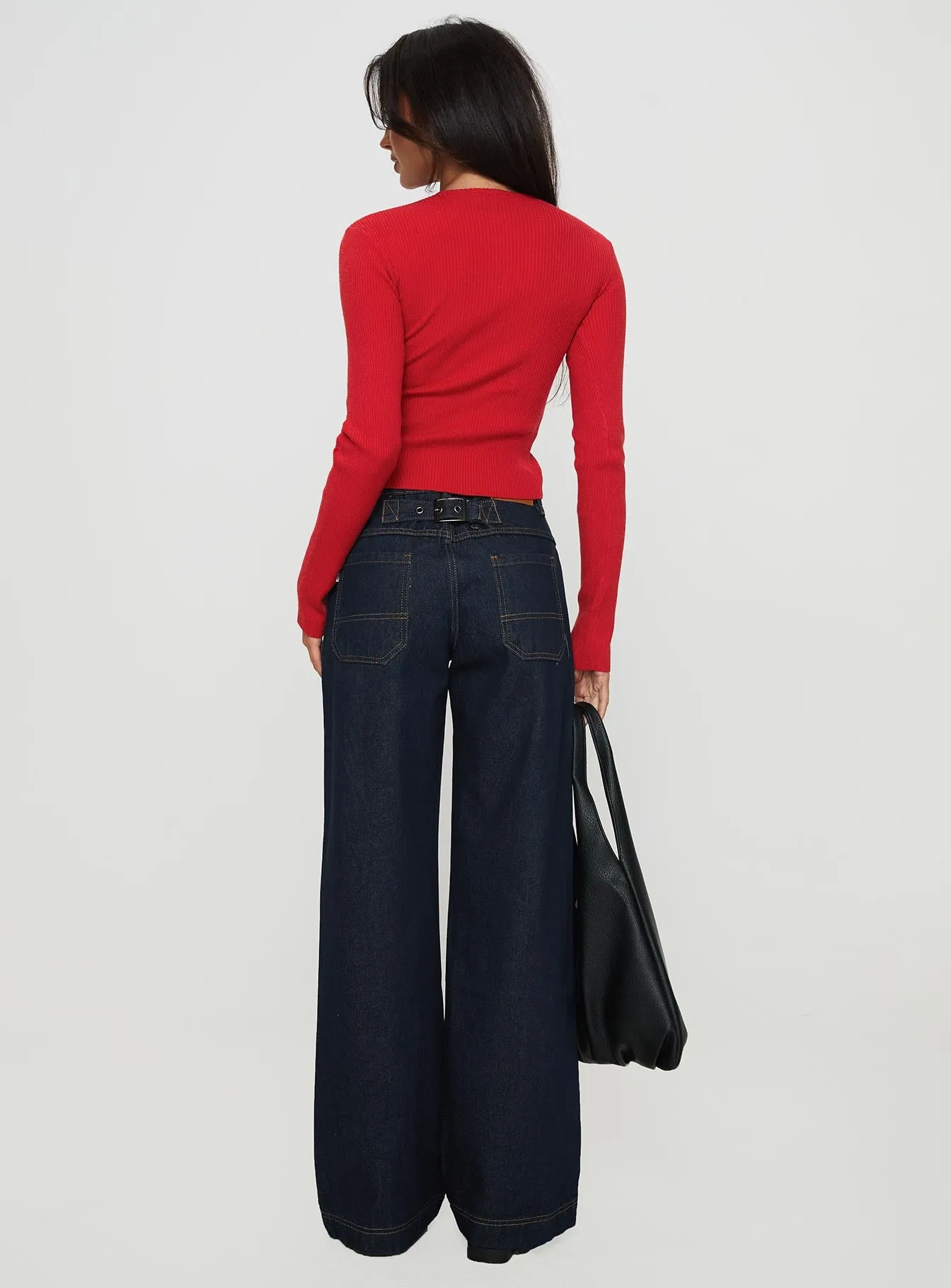 Jankins Baggy Jeans Dark Blue Wash