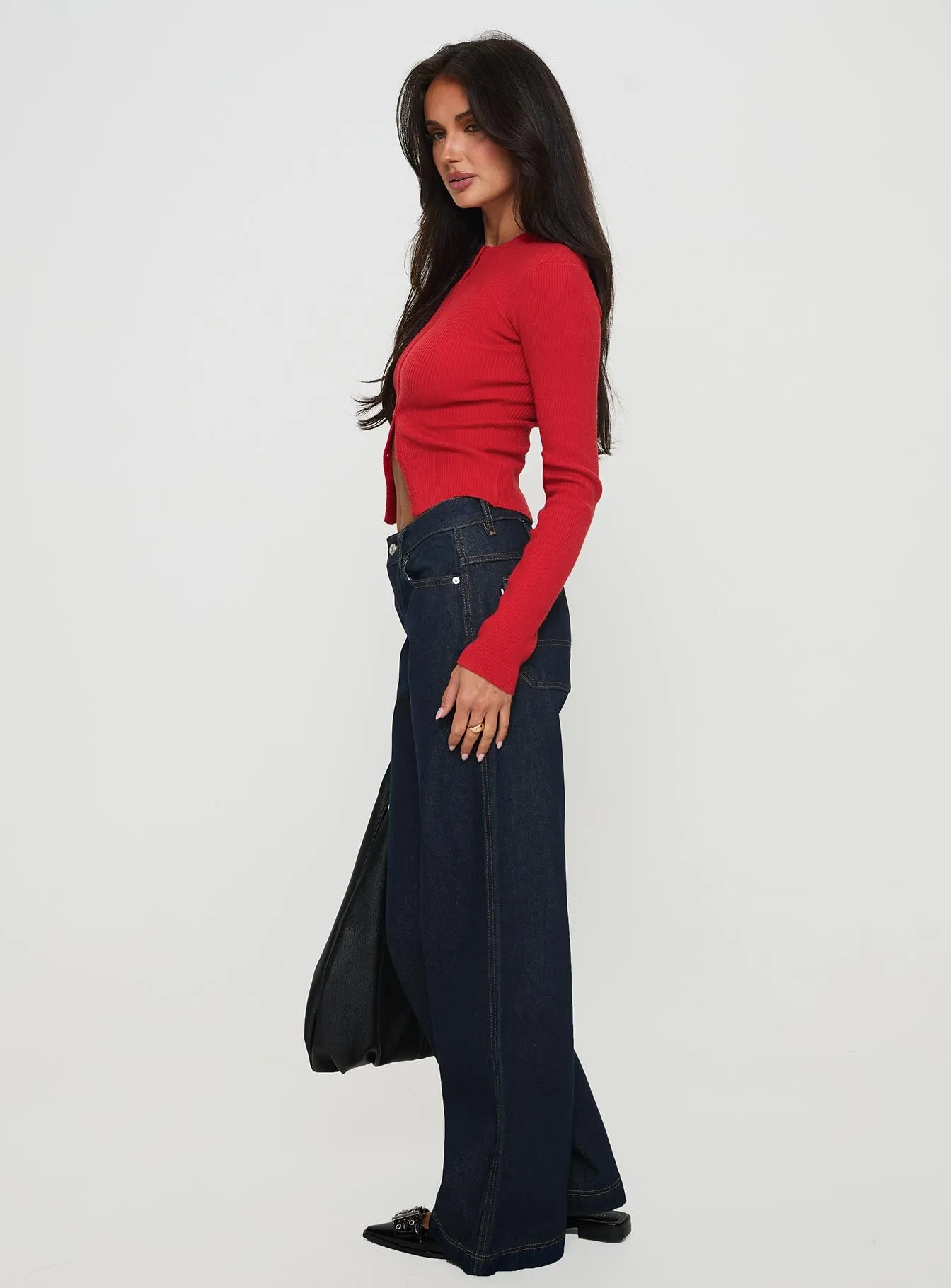Jankins Baggy Jeans Dark Blue Wash