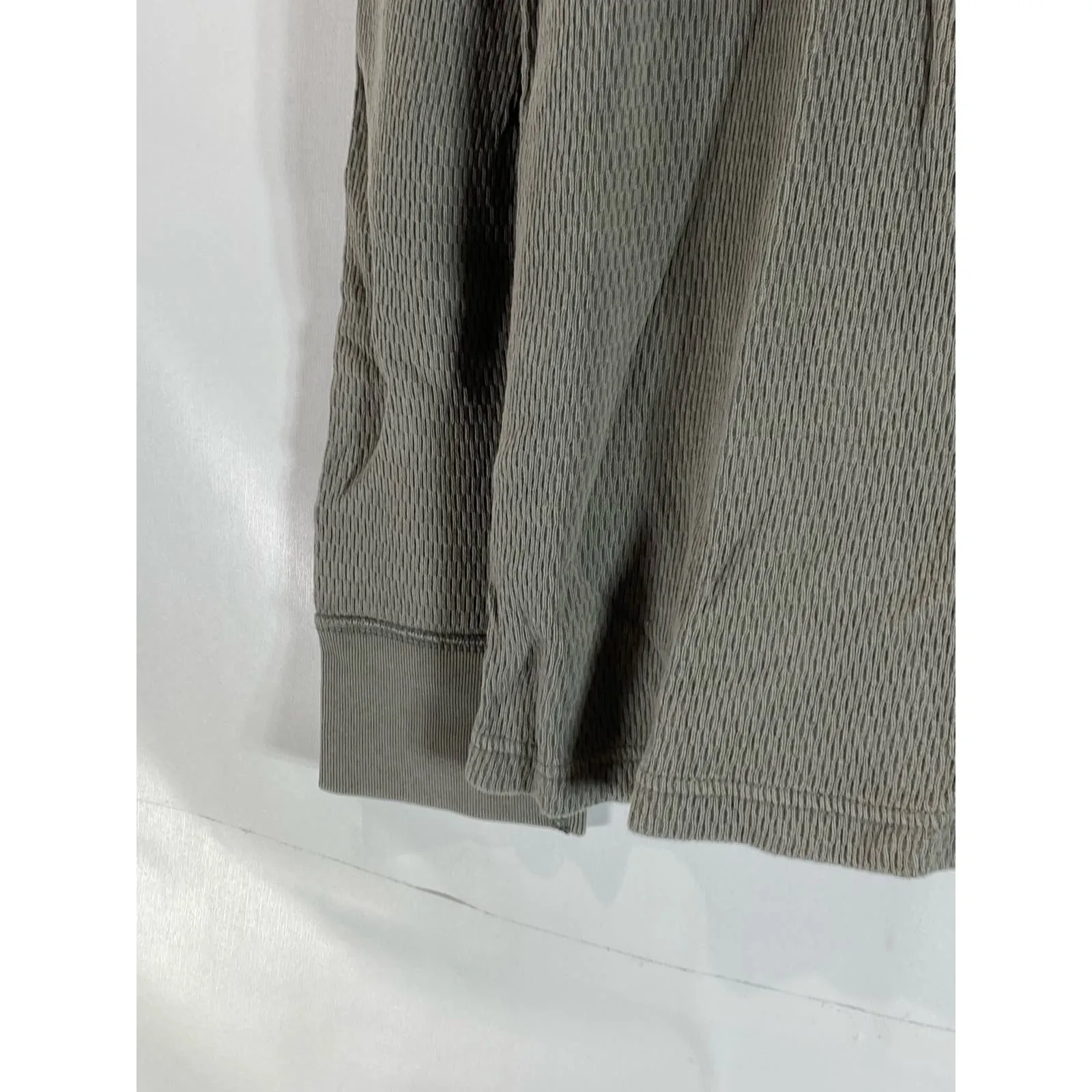 J.CREW Men's Gary Crewneck Surplus Thermal Cotton Long Sleeve Shirt SZ M