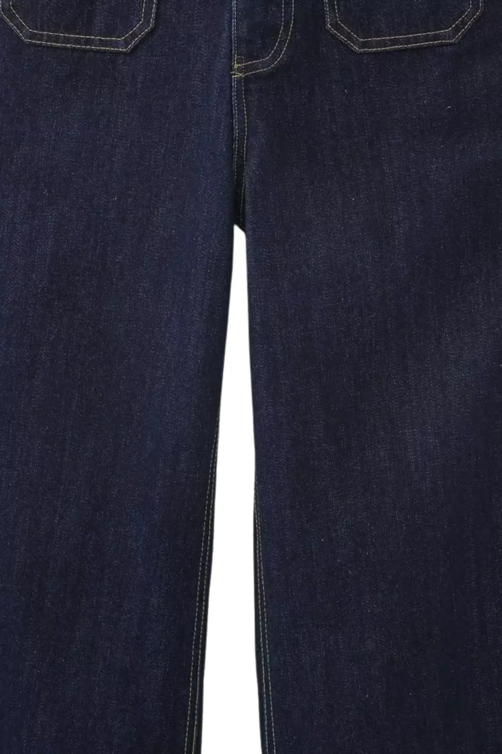 'Khanna' Nautical Pocket High Waist Straight Jeans