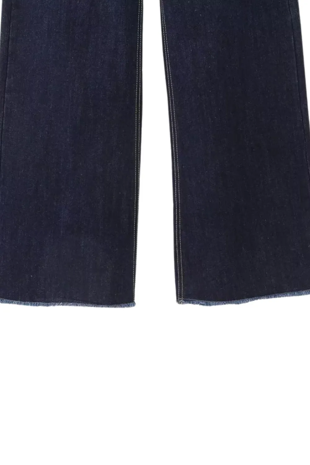 'Khanna' Nautical Pocket High Waist Straight Jeans
