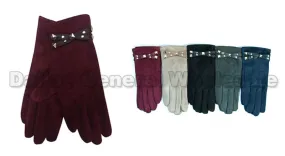 Ladies Fashion Studded Gloves Wholesale