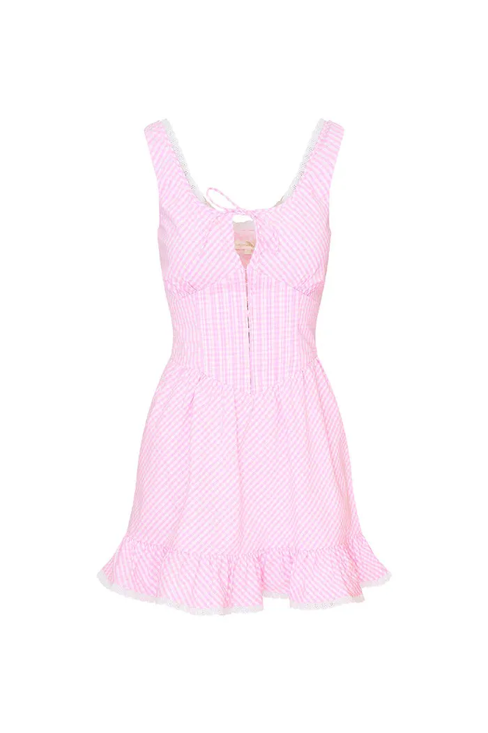 Loveshackfancy Cerrone Dress in Sunkissed Rose