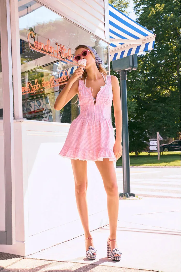 Loveshackfancy Cerrone Dress in Sunkissed Rose