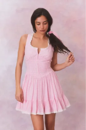 Loveshackfancy Cerrone Dress in Sunkissed Rose