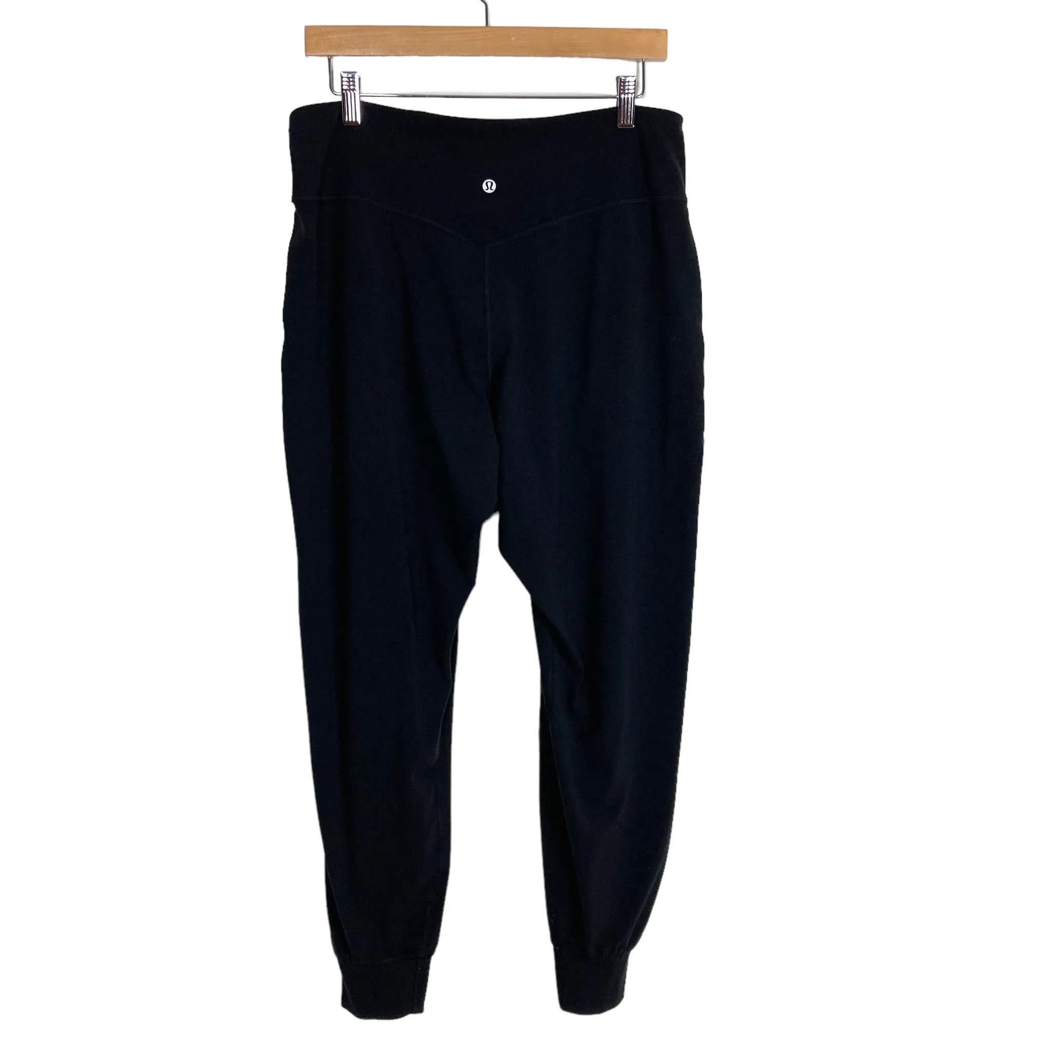 Lululemon Black with Pockets Joggers- Size 12 (Inseam 27")