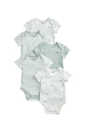 Mamas & Papas 5Pk Whale Short Sleeve Bodysuit