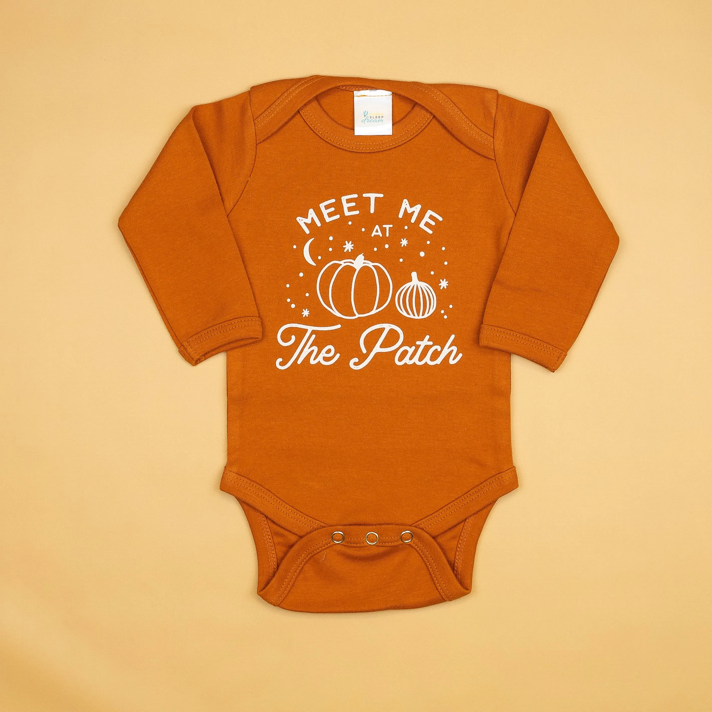 Meet me at the Patch | Fall Orange Bodysuit