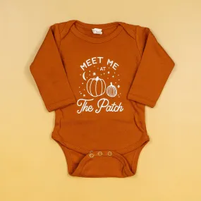 Meet me at the Patch | Fall Orange Bodysuit